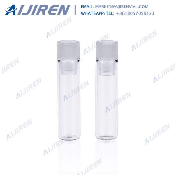 lab clear shell vials with caps for petrochemicals